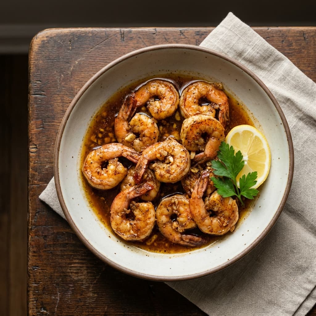 New Orleans butter-spice sauce that clings to everything.