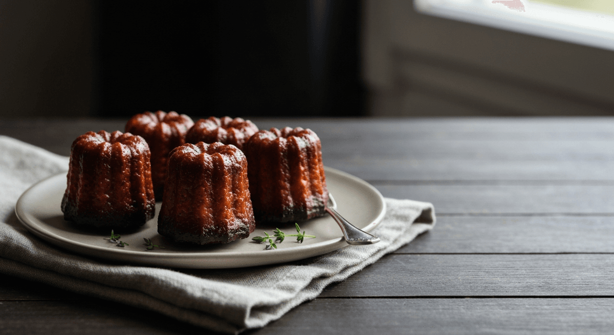 Experience the magic of Bordeaux with these caramelized, custardy caneles. The beeswax-lined molds create a unique, unforgettable treat.
