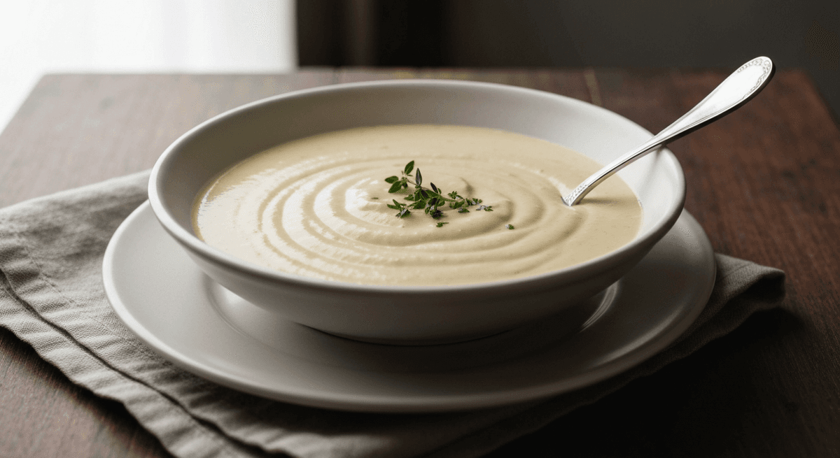Unlock the secrets of classic French cuisine with this velvety chicken velouté. A versatile mother sauce that elevates any dish.