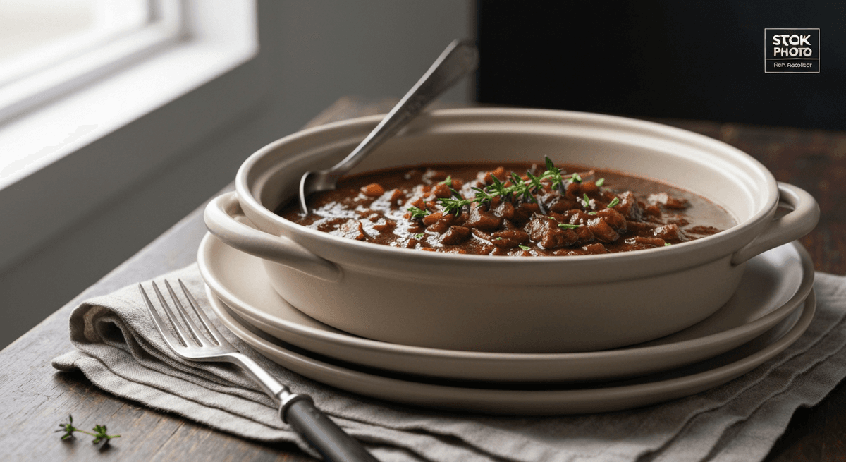 Demi-Glace — Rich Reduction: Unlock the secrets of French cuisine with this intensely flavorful demi-glace. Transform simple dishes into culinary masterpieces with its rich, savory depth.