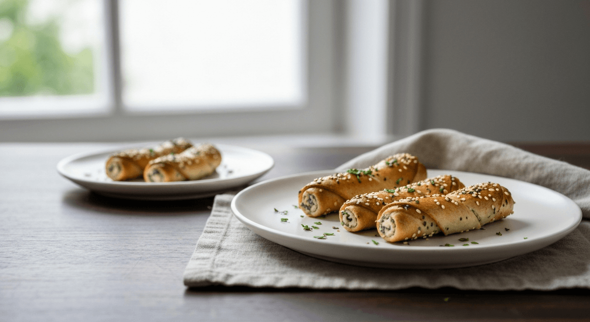 Everything Bagel Crackers — Homemade: Craving a crispy, savory snack? These homemade everything bagel crackers are easy to make and bursting with flavor. Roll 'em thin for maximum crunch!