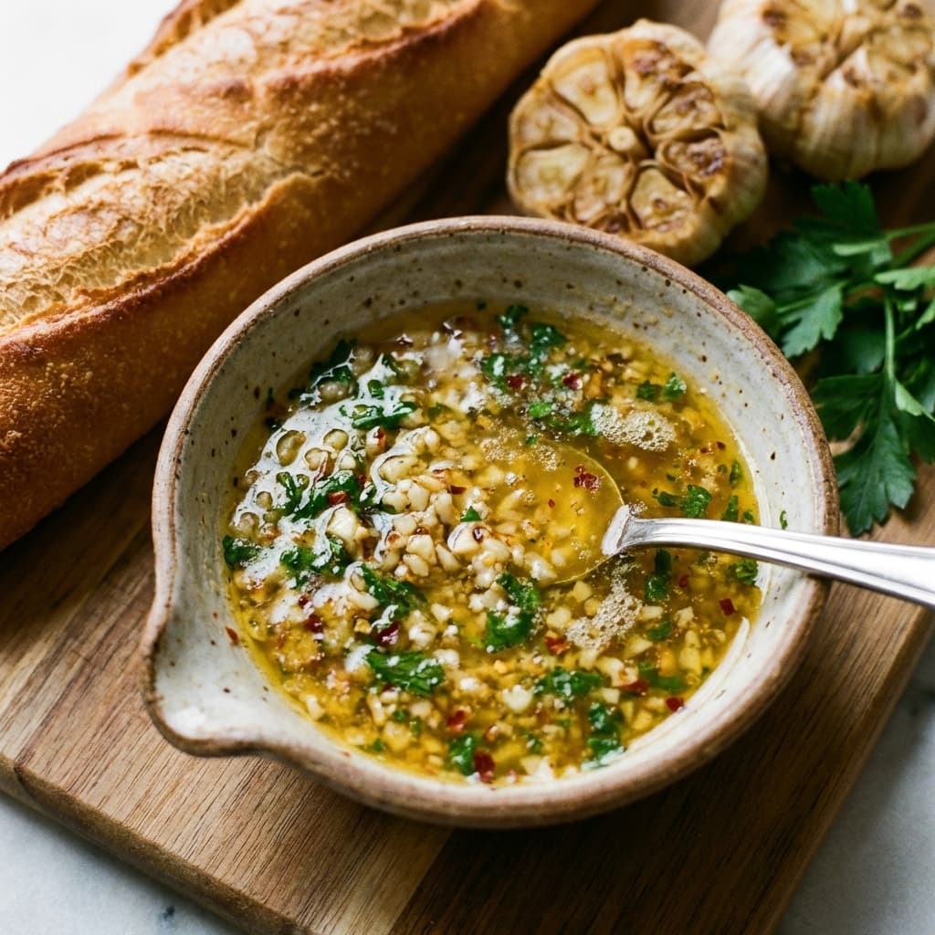 A three-ingredient garlic butter sauce that elevates everything it touches.