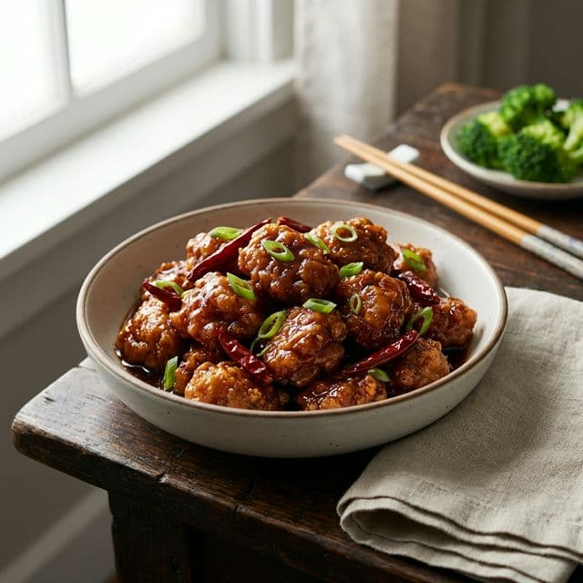 General Tso's Chicken — Not Too Sweet