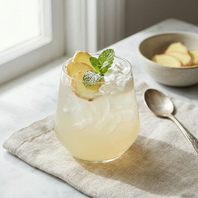 Ginger Lemonade — Fresh Not Too Sweet: A sophisticated twist on classic lemonade, with a spicy ginger kick that's both refreshing and invigorating. Perfect for hot days and easy entertaining.