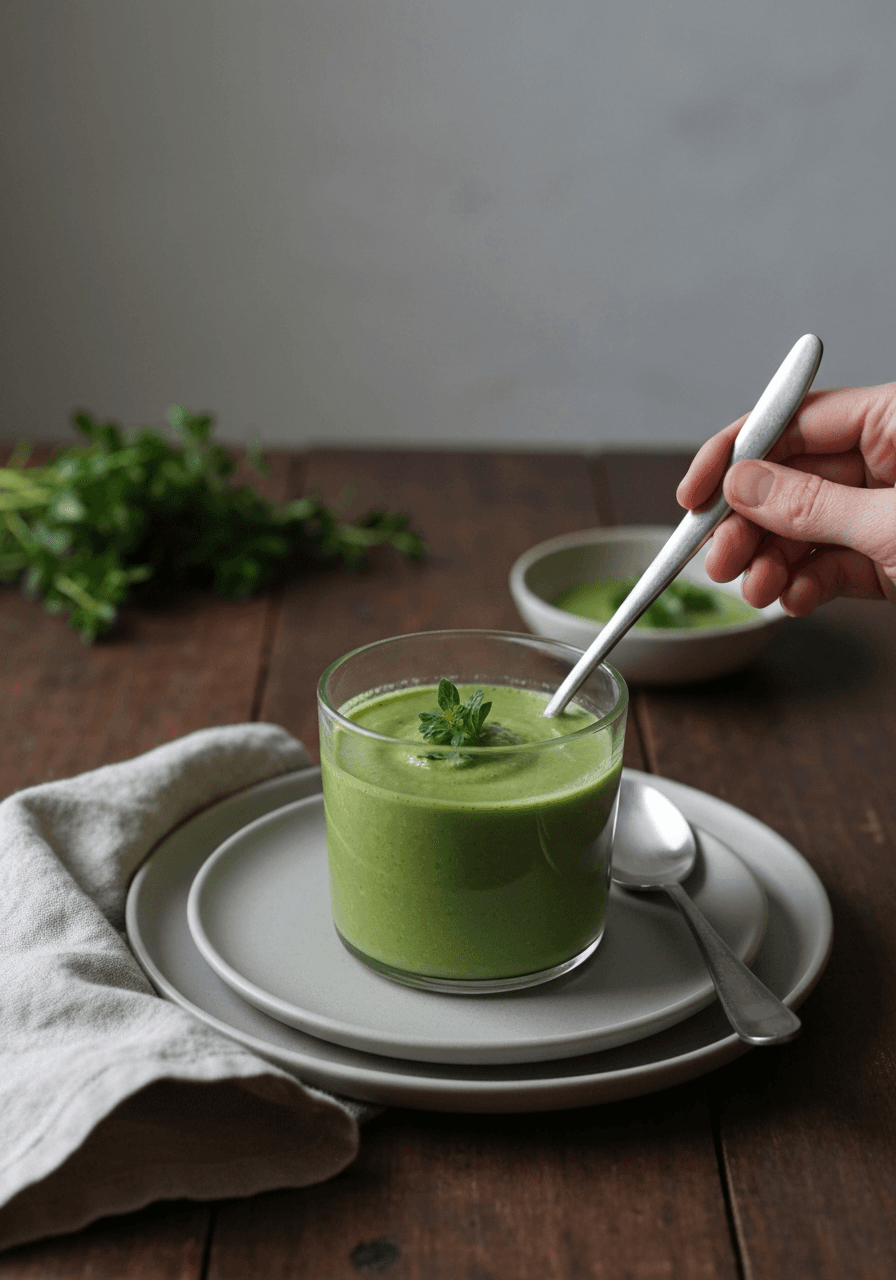 Finally, a green smoothie that tastes as good as it looks! Creamy, naturally sweet, and packed with nutrients – the perfect way to start your day.