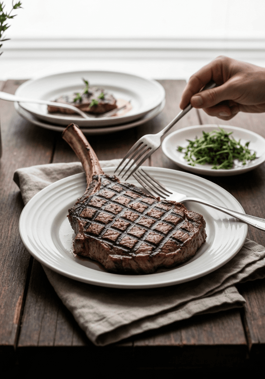 Unlock steakhouse-quality results at home with this reverse-seared grilled ribeye recipe. Achieve a perfectly rosy center and a deep, flavorful crust every time.