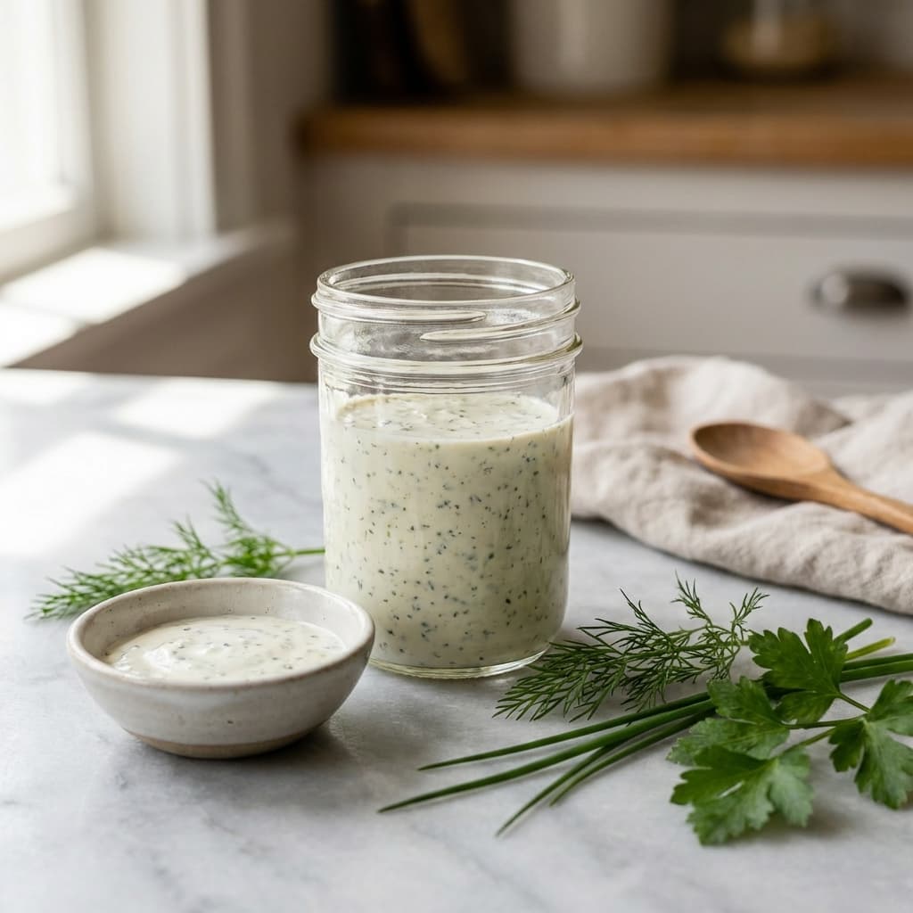 Cool, tangy ranch that tastes like an actual kitchen.