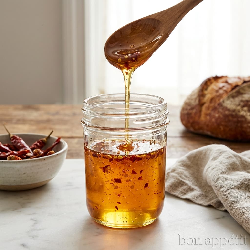 Hot Honey: Sweet, sharp heat you can drizzle on anything.