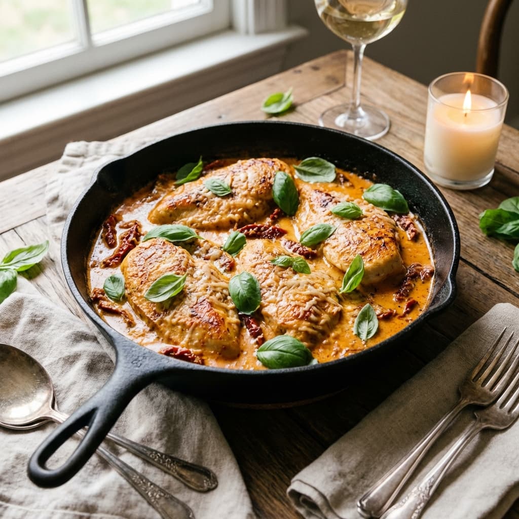 Marry Me Chicken: Creamy sun-dried tomato chicken that lives up to the name.