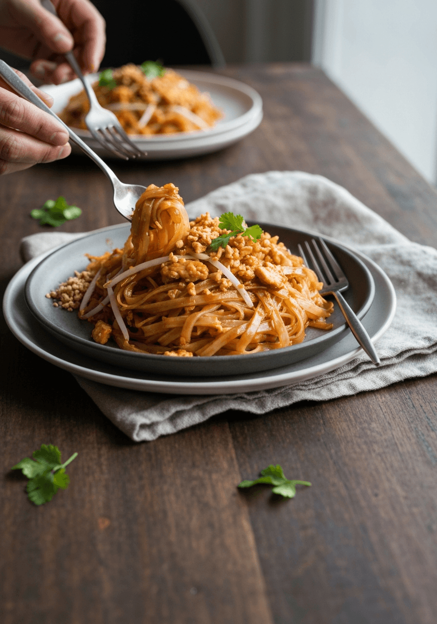 Pad See Ew — Charred Noodles: Experience the authentic flavors of Thai street food with this easy Pad See Ew recipe. Perfectly charred noodles and a balanced sweet and savory sauce create a symphon...