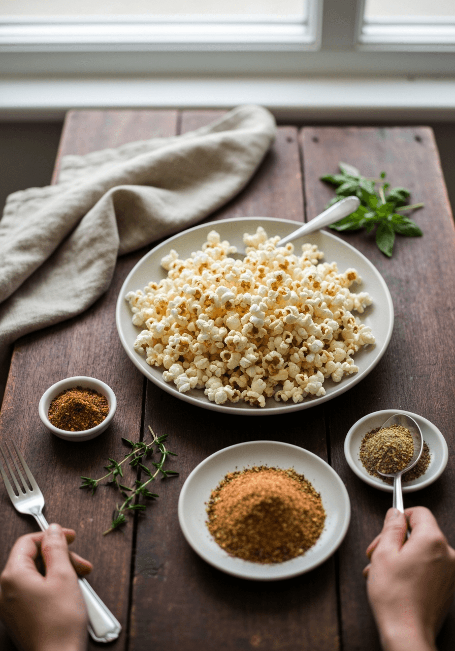 Stovetop Popcorn Plus 3 Seasonings: Transform ordinary popcorn into a gourmet snack with these easy stovetop methods and exciting seasoning blends. Perfect for movie nights or a quick, flavorful tr...