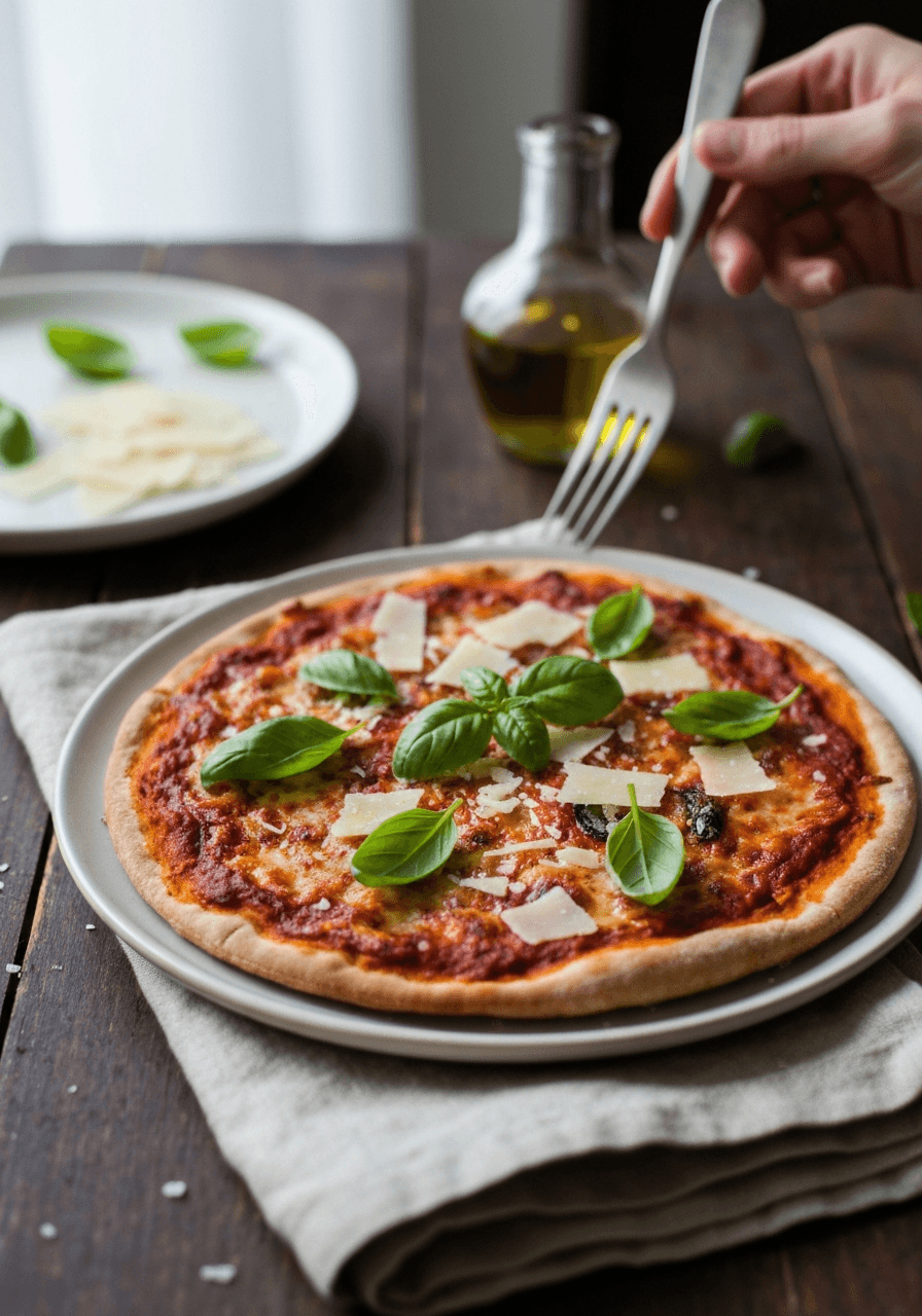 RAW Vegan Loaded PIZZA Recipe (With Carrot Pulp Crust!)