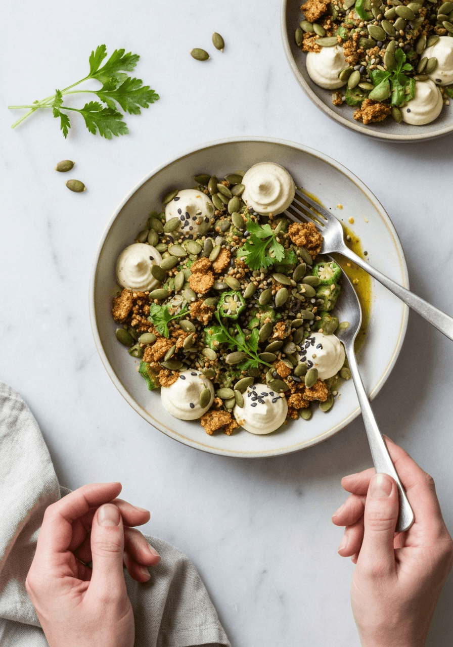 Raw Vegan (Non-Slimy!) "Okra Sticks" Recipe