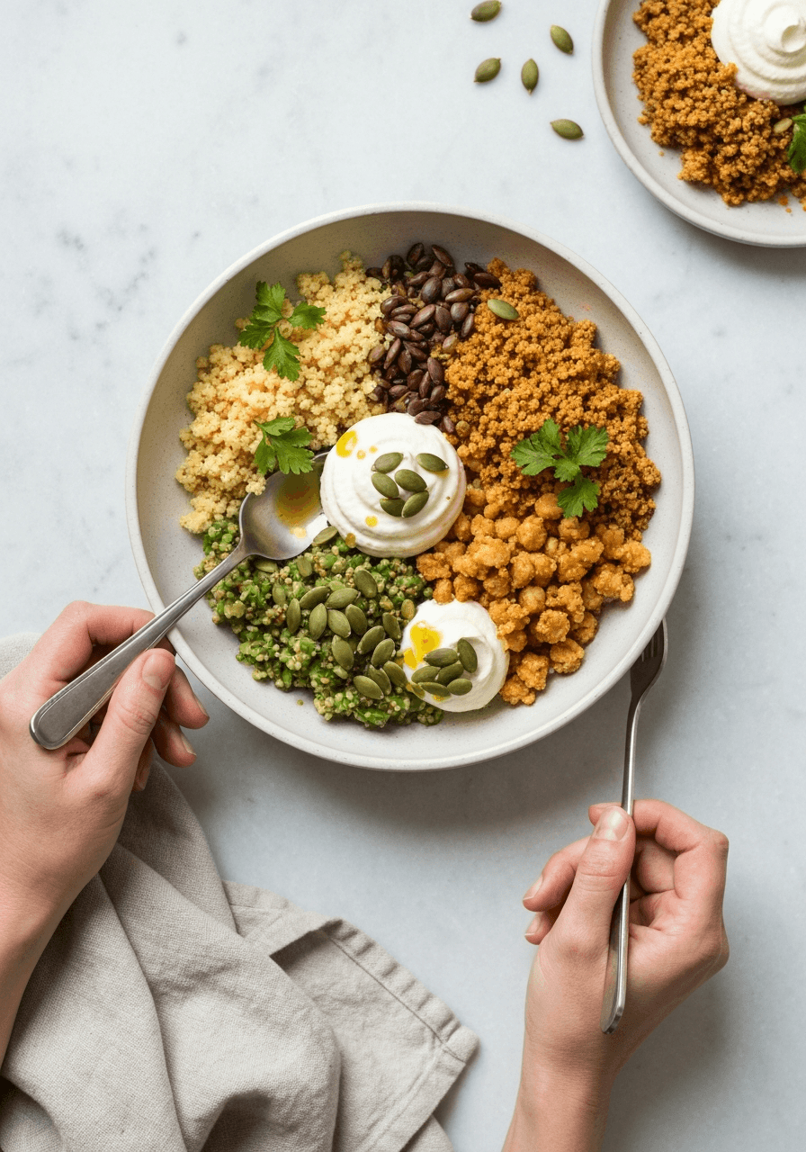 Raw Vegan Smokey Moroccan CousCous Salad