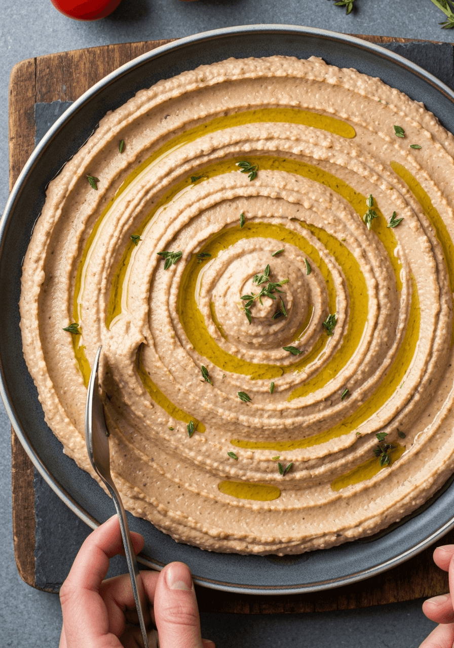 on a serving plate.