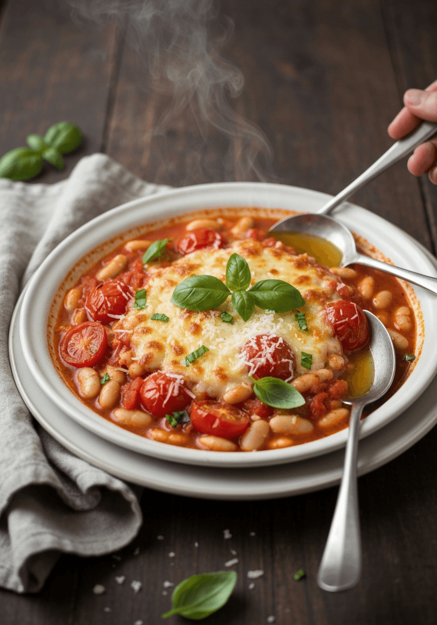 Roasted Tomato & White Bean Stew
