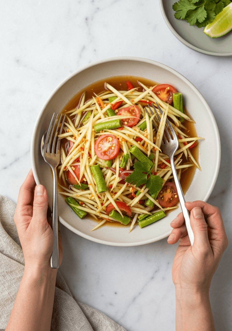 Som Tum — Green Papaya Salad