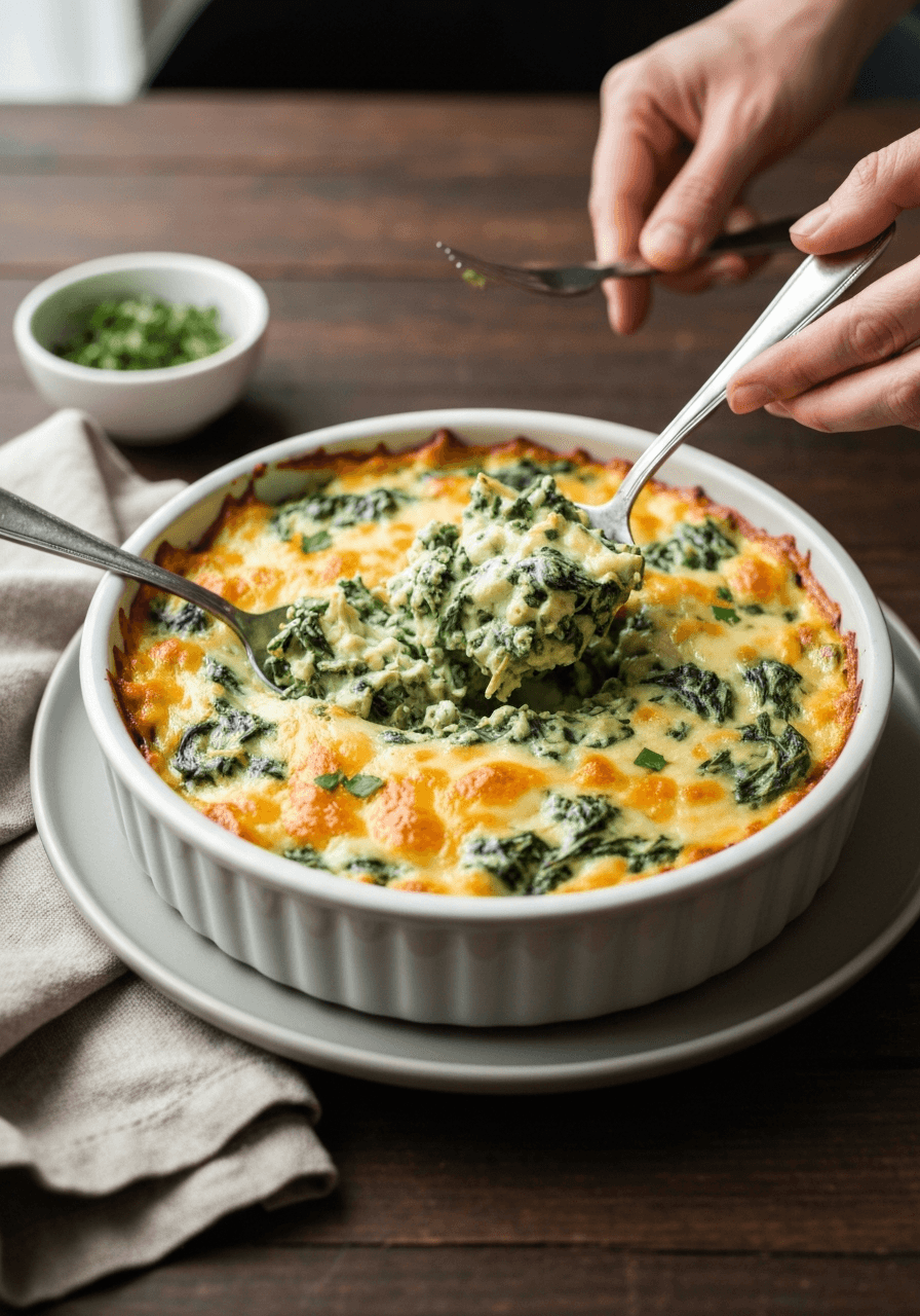 Creamy, cheesy, and utterly irresistible, this baked spinach artichoke dip is the ultimate party appetizer. Get ready for a flavor explosion in every bite!